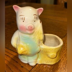 Vintage Shawnee Pottery Pig Planter